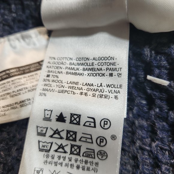 Levi's Knitted Cardigan Blue - Medium - Picture 7 of 7